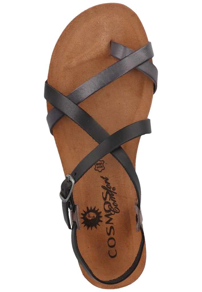 Cosmos Comfort Zehensteg Leder Schwarz