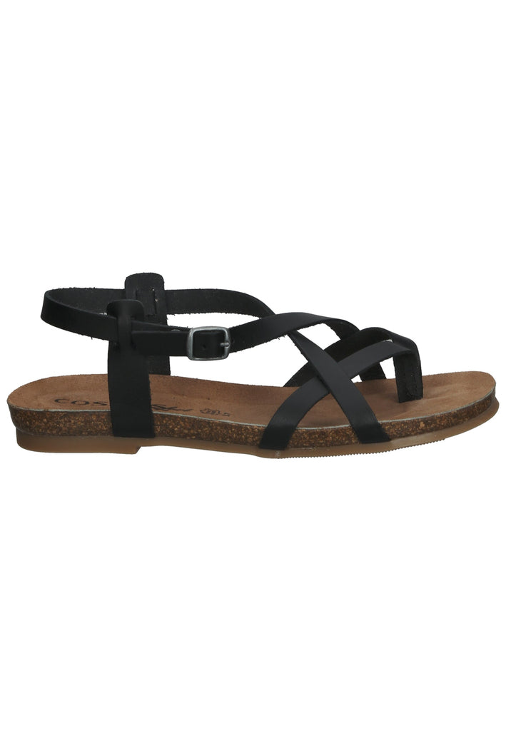 Cosmos Comfort Zehensteg Leder Schwarz