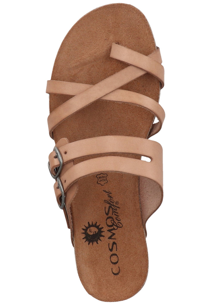 Cosmos Comfort Zehensteg Leder Taupe