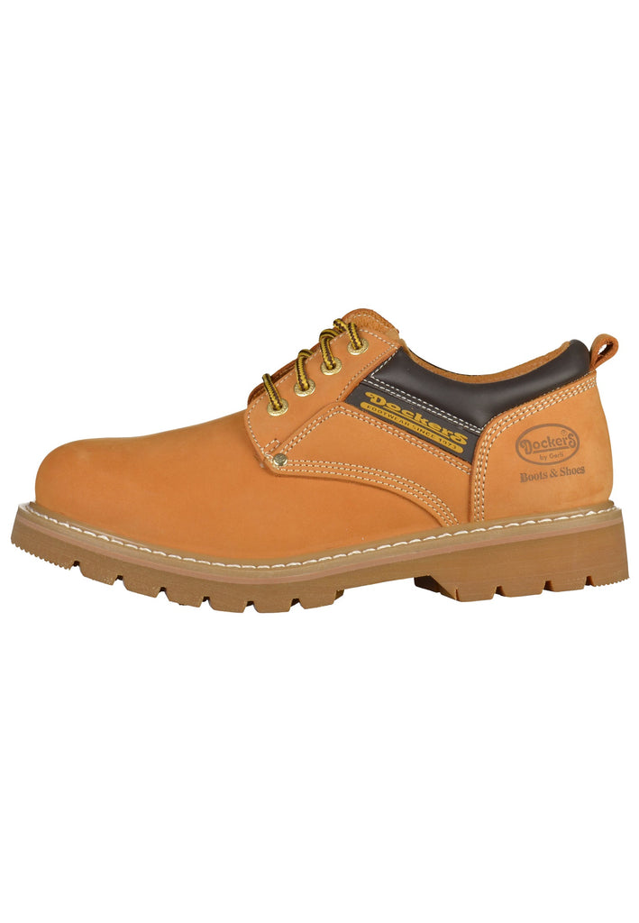 Halbschuhe Dockers Halbschuhe Leder Golden Tan