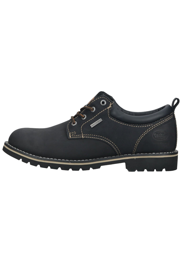 Halbschuhe Dockers Halbschuhe Leder Schwarz