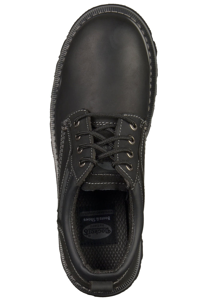 Dockers Halbschuhe Leder Schwarz