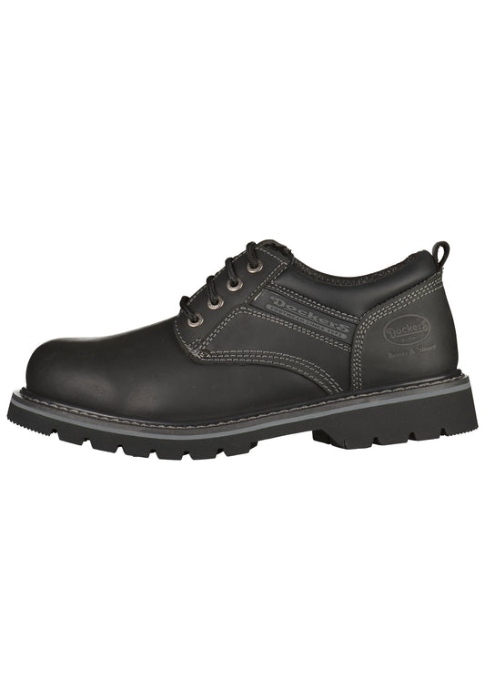 Dockers Halbschuhe Leder Schwarz