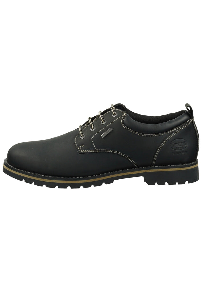 Dockers Halbschuhe Leder Schwarz