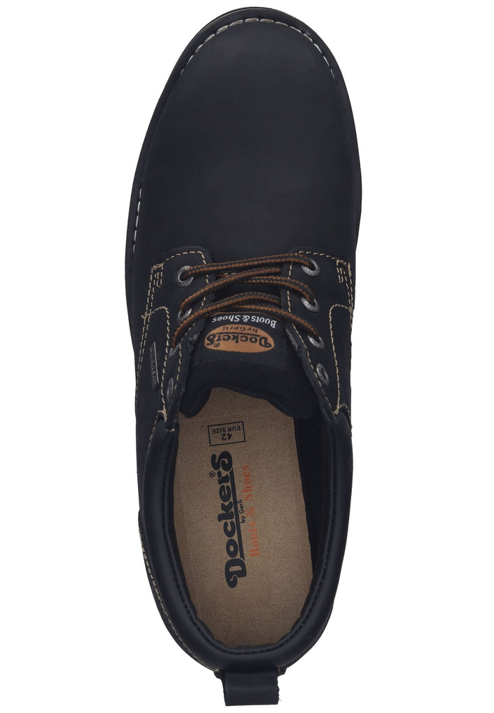 Dockers Halbschuhe Leder Schwarz