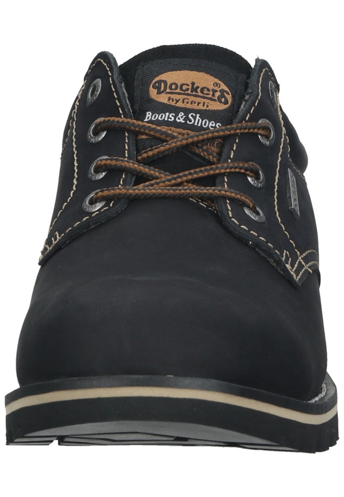 Dockers Halbschuhe Leder Schwarz
