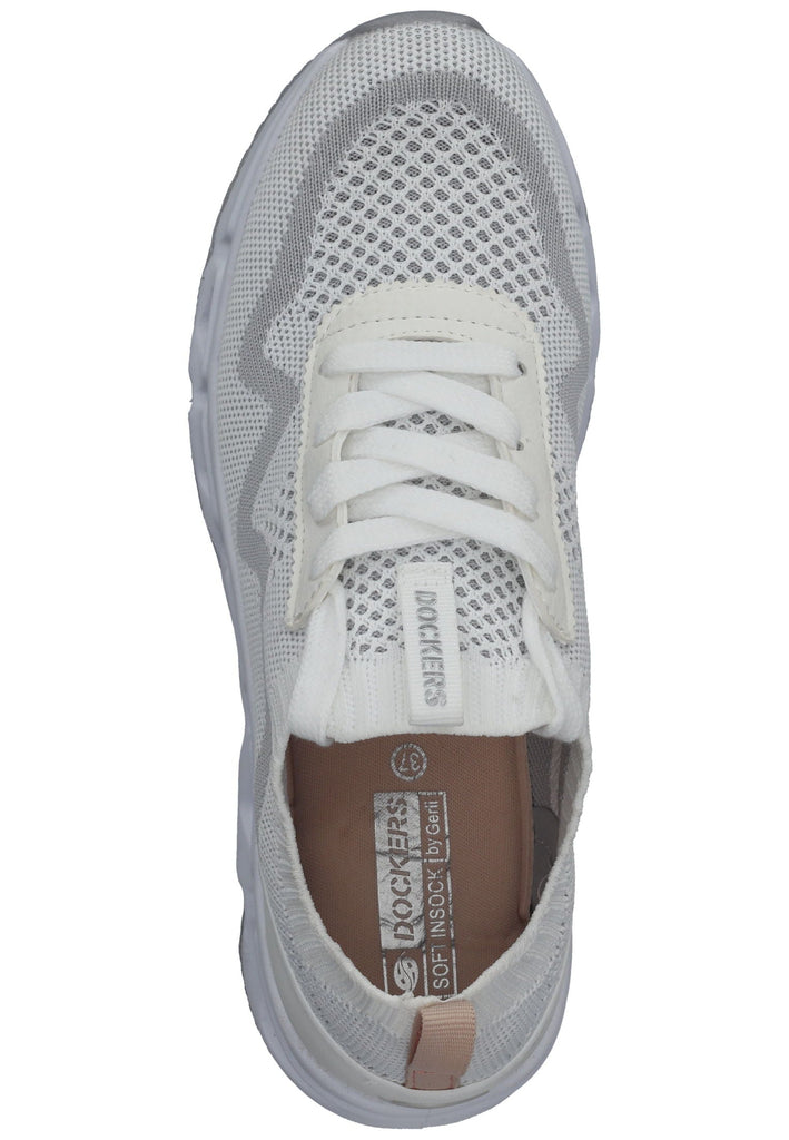 Dockers Halbschuhe Textil Weiß