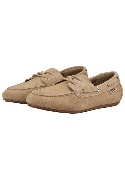 Dockers Halbschuhe Veloursleder Beige