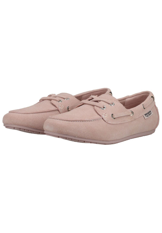 Dockers Halbschuhe Veloursleder Rosa