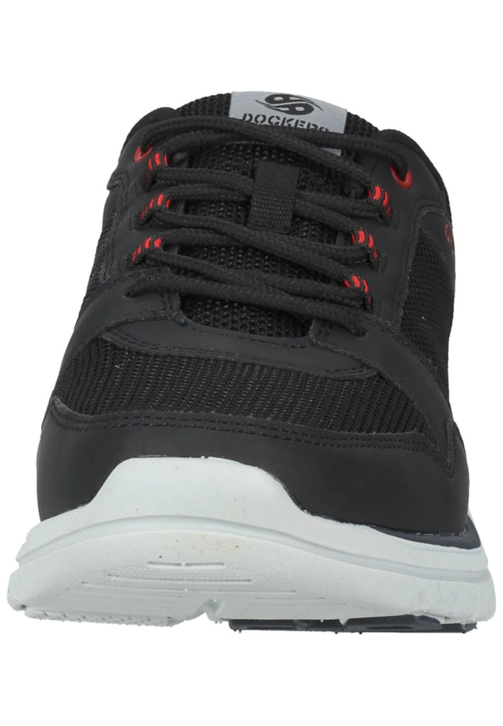 Dockers Pantoletten Lederimitat Schwarz