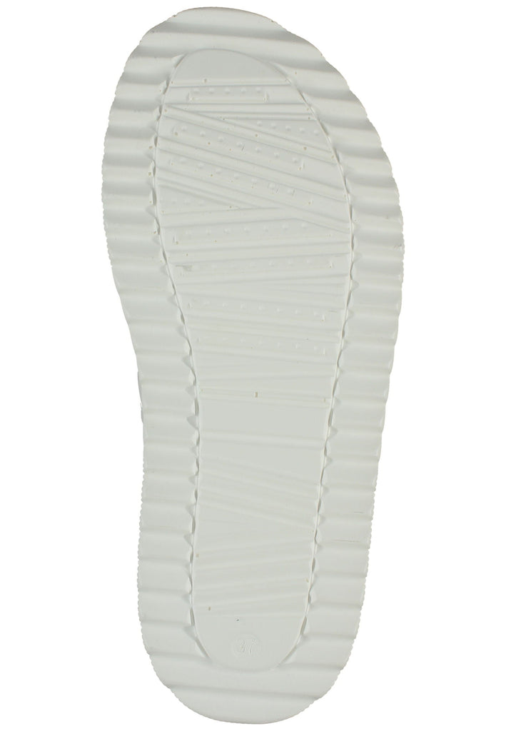 Dockers Pantoletten Lederimitat Weiß