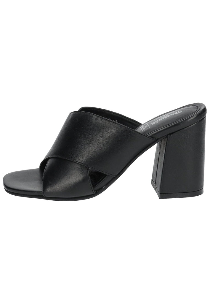 Dockers Pantoletten Nappaleder Schwarz