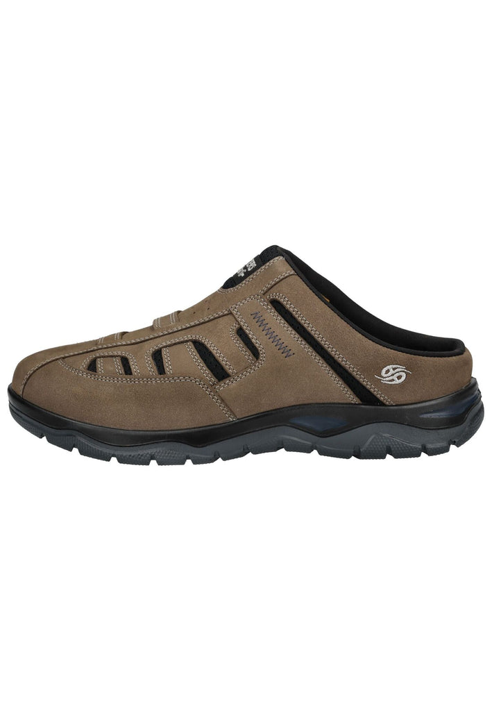 Dockers Pantoletten Nubukleder Braun
