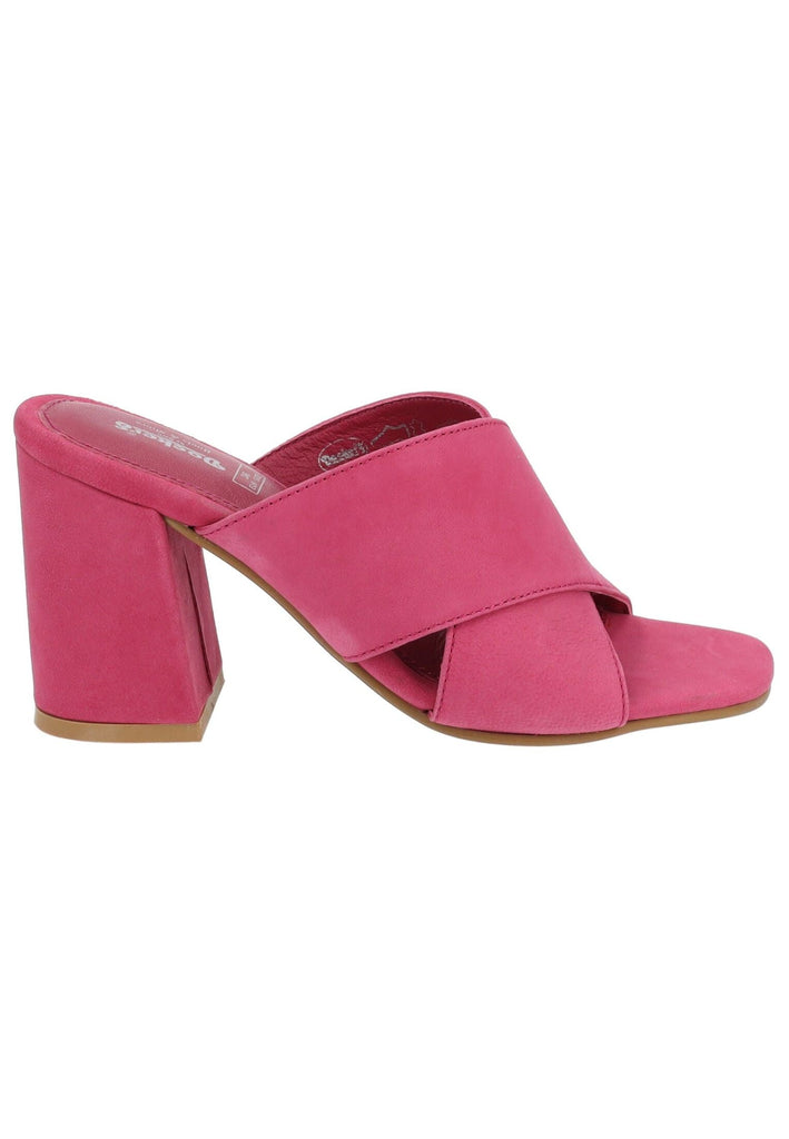 Dockers Pantoletten Nubukleder Pink