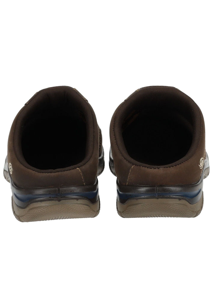 Dockers Pantoletten Nubukleder Schoko