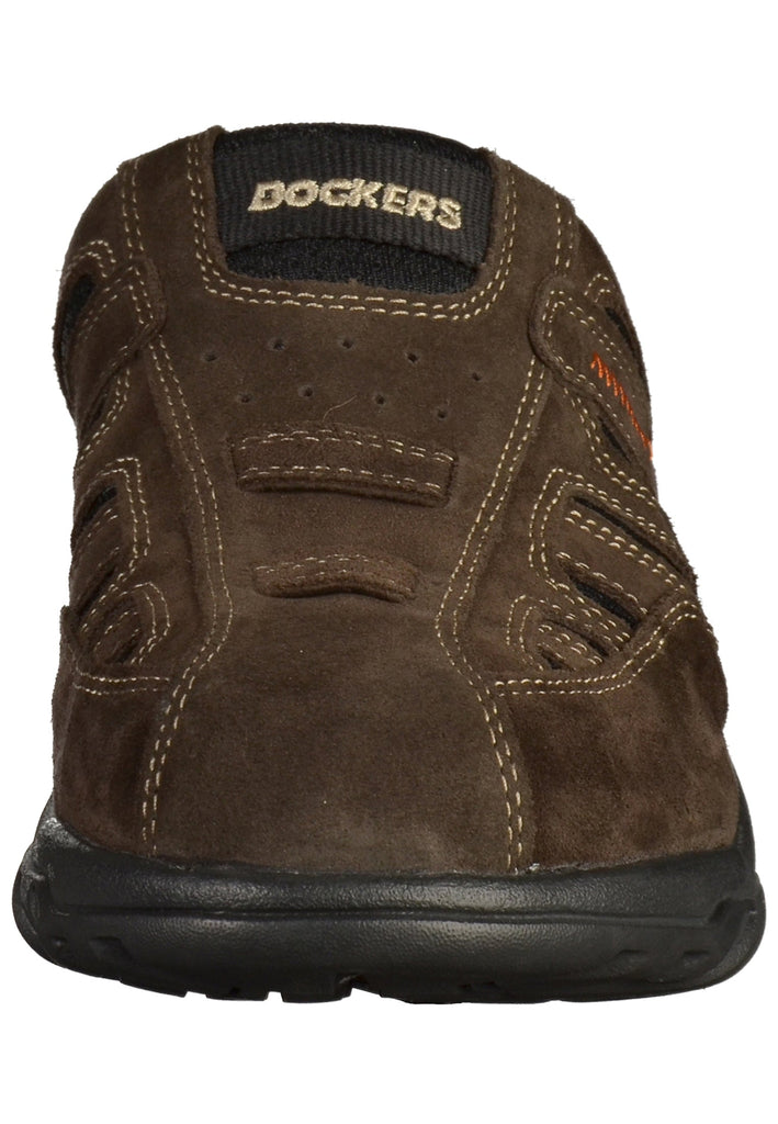 Dockers Pantoletten Veloursleder Cafe