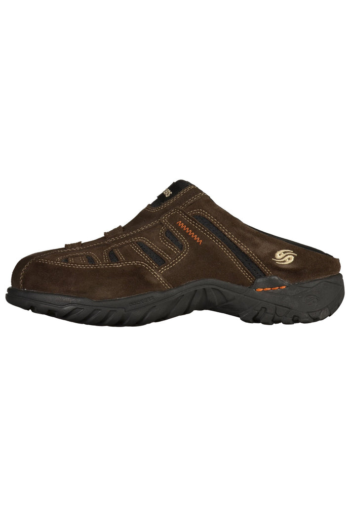 Dockers Pantoletten Veloursleder Cafe