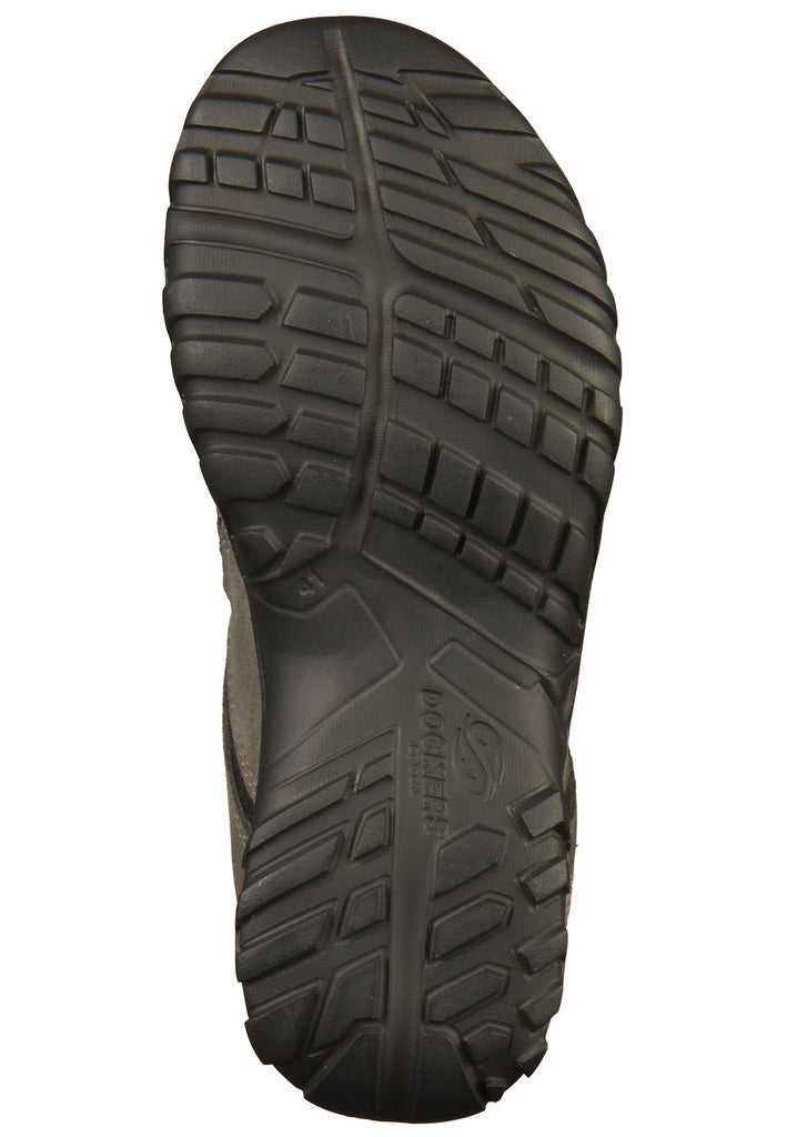 Dockers Pantoletten Veloursleder Dunkelgrau