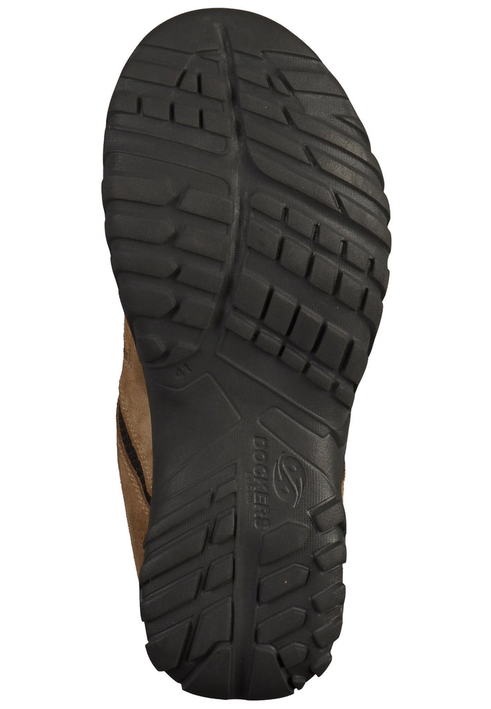 Dockers Pantoletten Veloursleder Stone