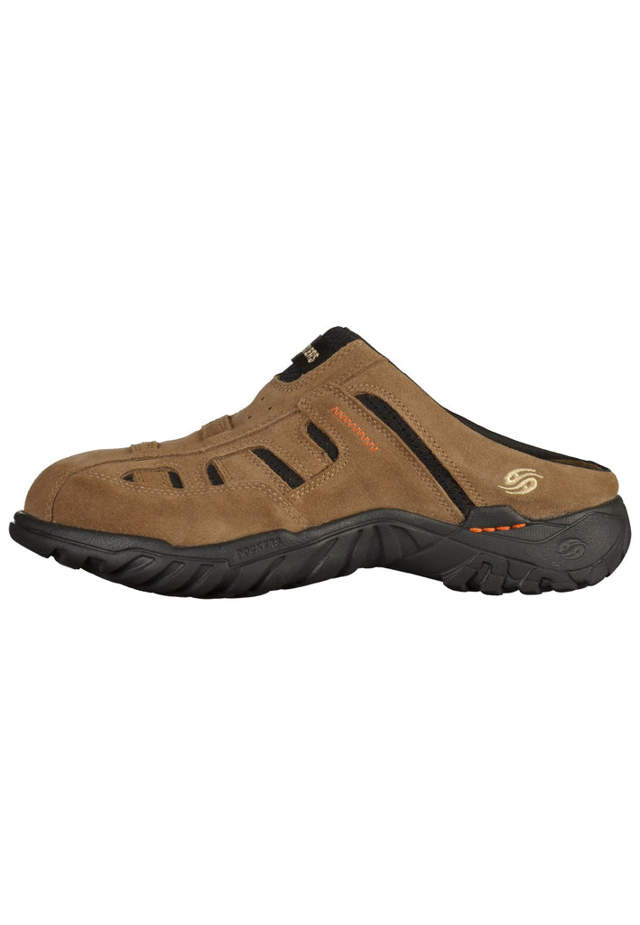 Dockers Pantoletten Veloursleder Stone