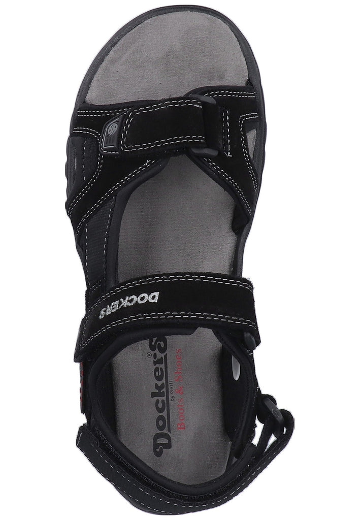 Dockers Sandalen Leder Schwarz