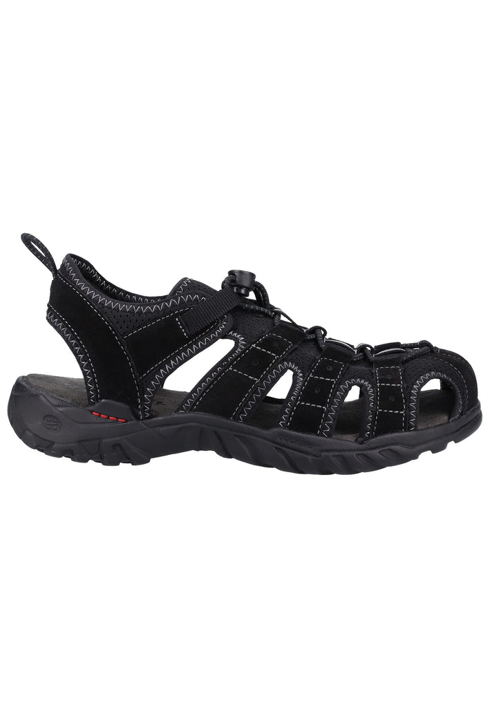 Dockers Sandalen Leder Schwarz/Grau