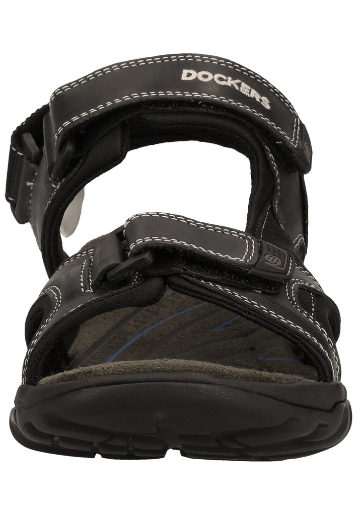 Dockers Sandalen Leder/Textil Grau/Blau