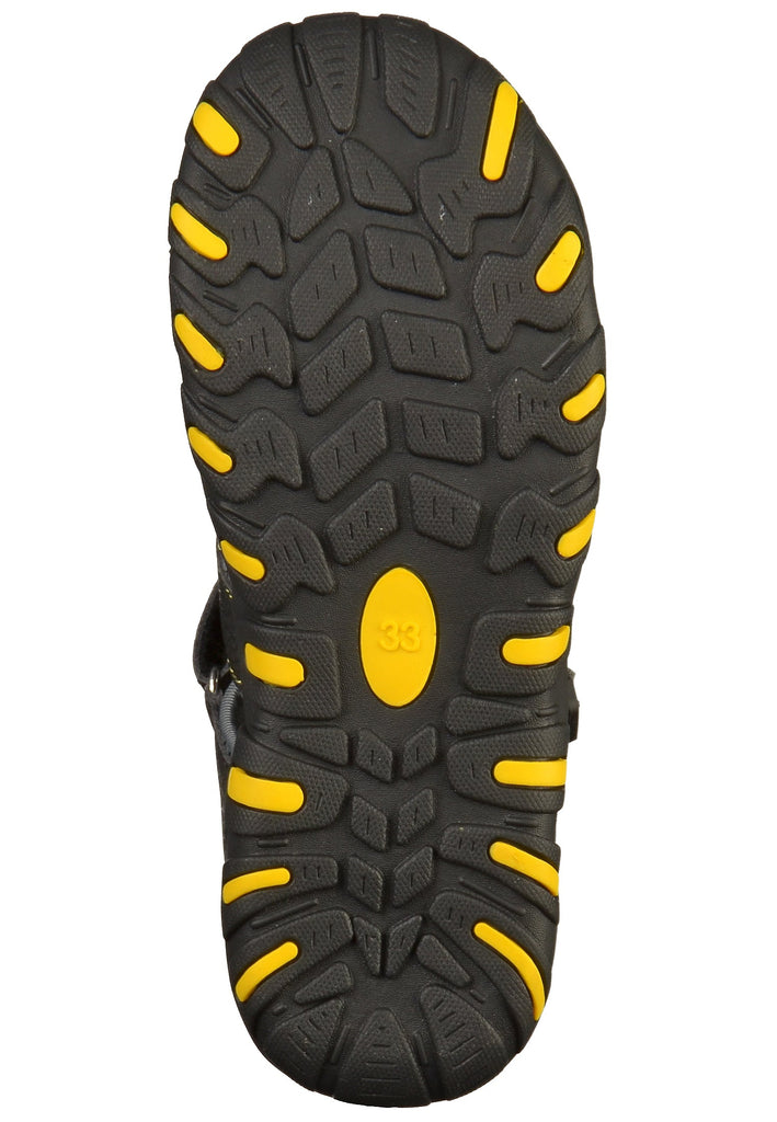 Dockers Sandalen Lederimitat/Textil Schwarz