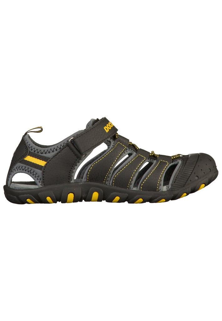 Dockers Sandalen Lederimitat/Textil Schwarz