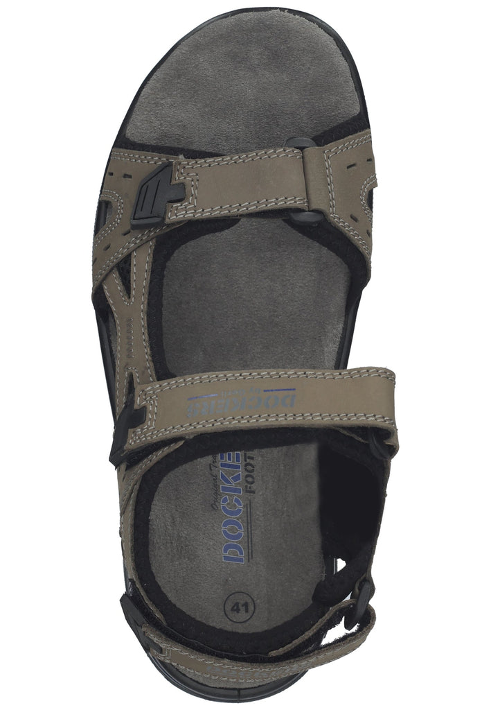 Dockers Sandalen Nubukleder Grau