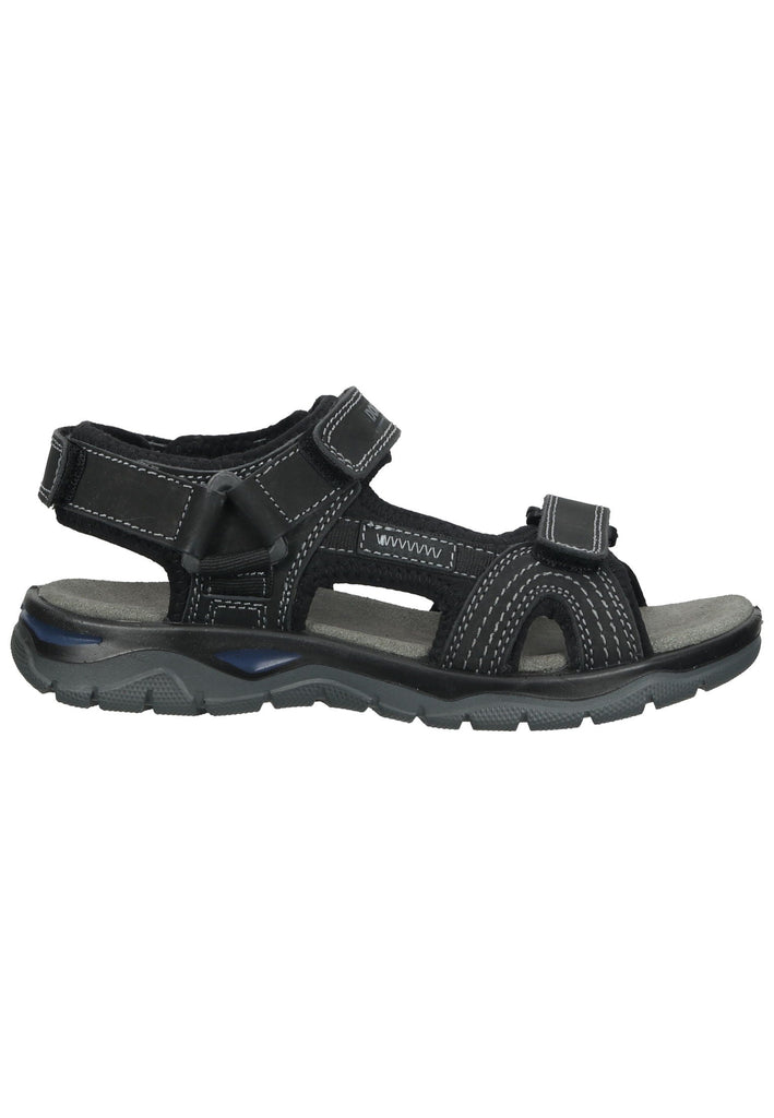 Dockers Sandalen Nubukleder Schwarz