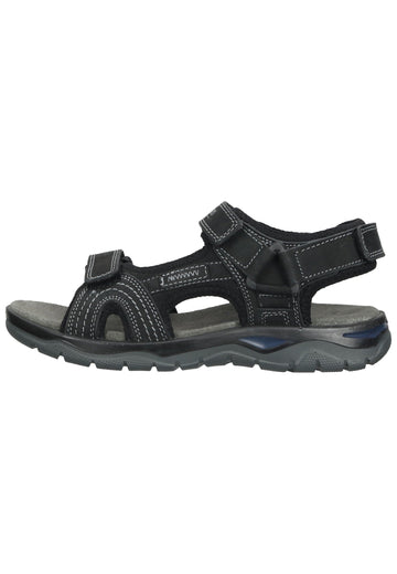 Dockers Sandalen Nubukleder Schwarz