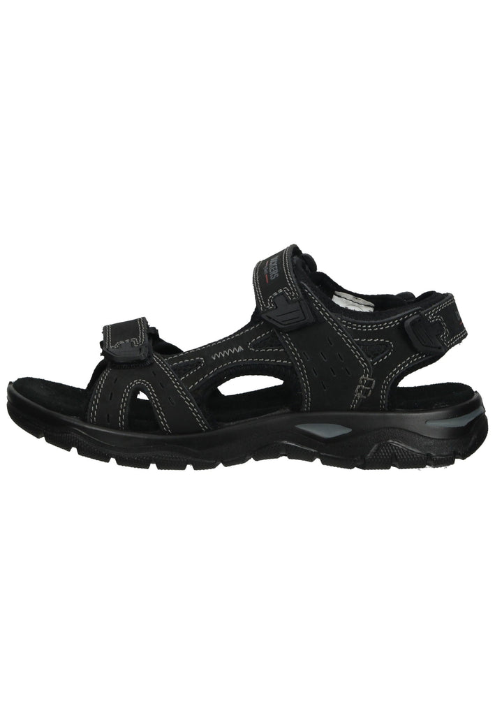 Dockers Sandalen Nubukleder Schwarz
