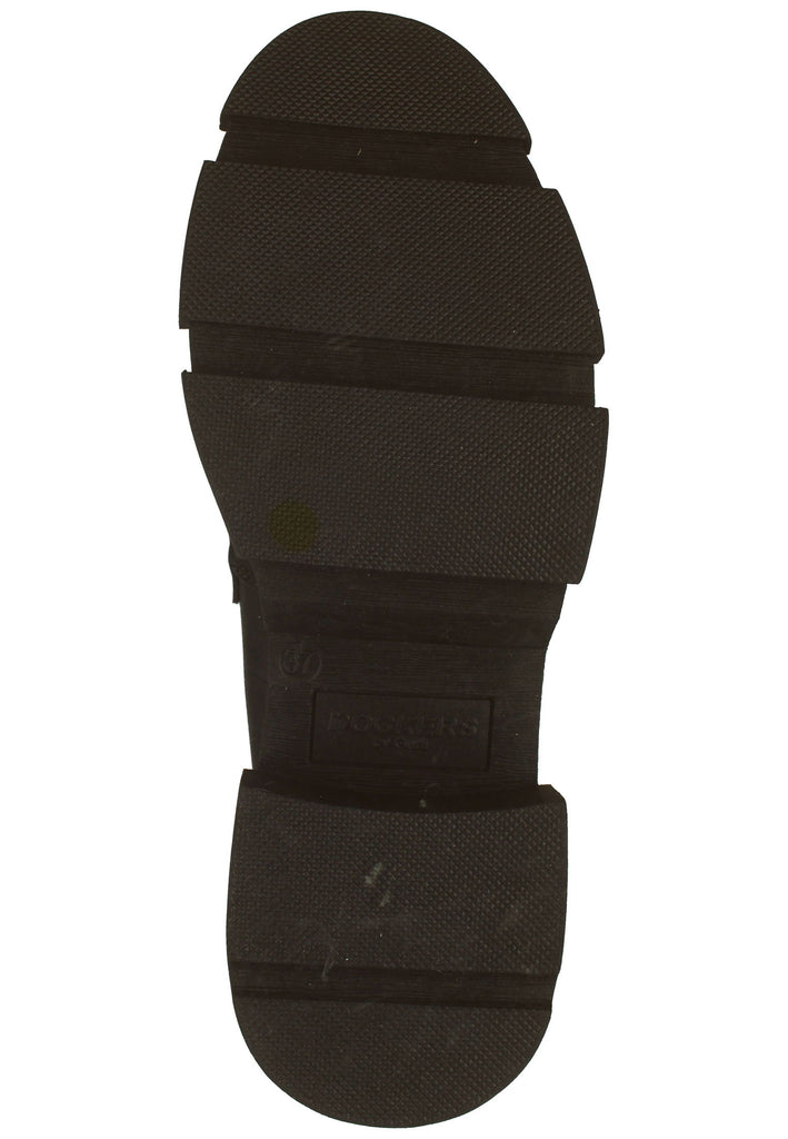 Dockers Slipper Lederimitat Schwarz