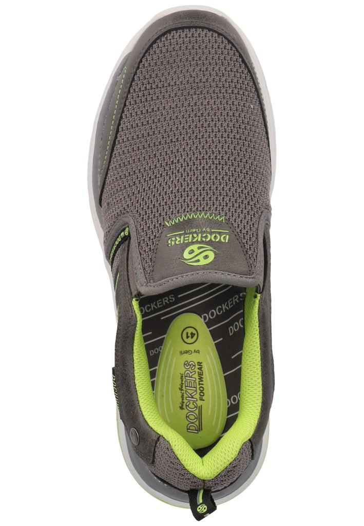 Dockers Slipper Lederimitat/Textil Dunkelgrau