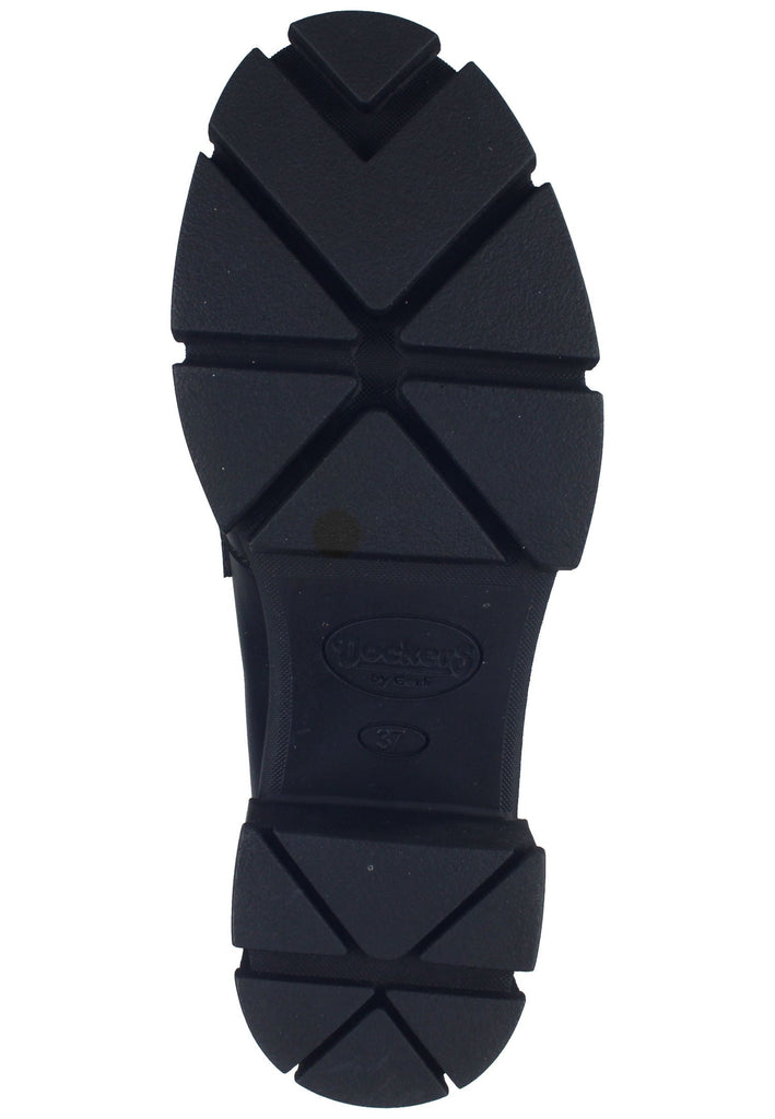 Dockers Slipper Nappaleder Schwarz