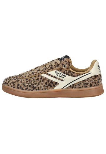 Sneaker Dockers Sneaker Leder Braun/Schwarz