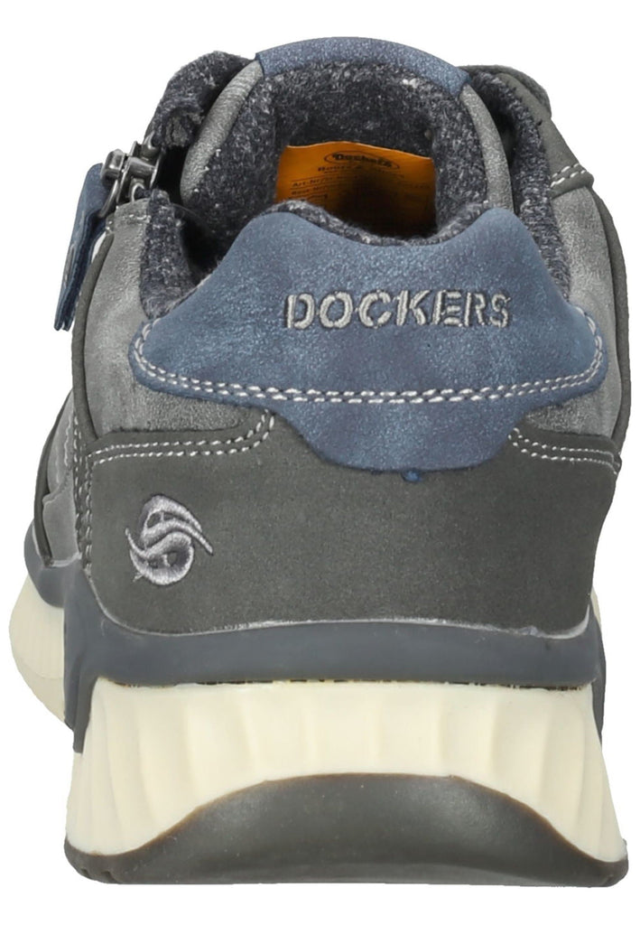 Sneaker Dockers Sneaker Lederimitat Dunkelgrau