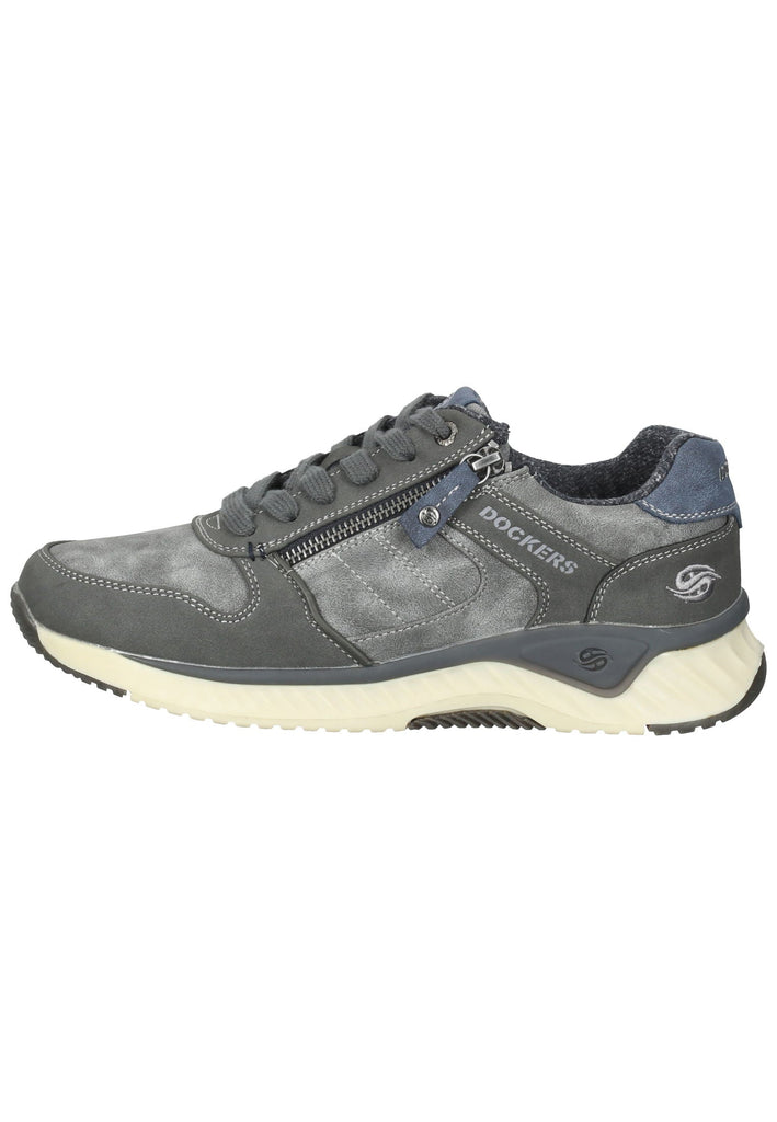 Sneaker Dockers Sneaker Lederimitat Dunkelgrau