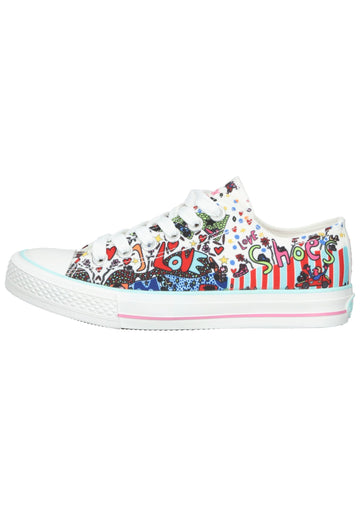 Sneaker Dockers Sneaker Textil Weiß Kombi