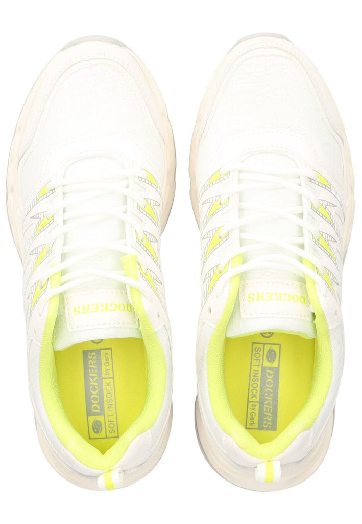 Dockers Sneaker Leder/Synthetik Weiß Kombi