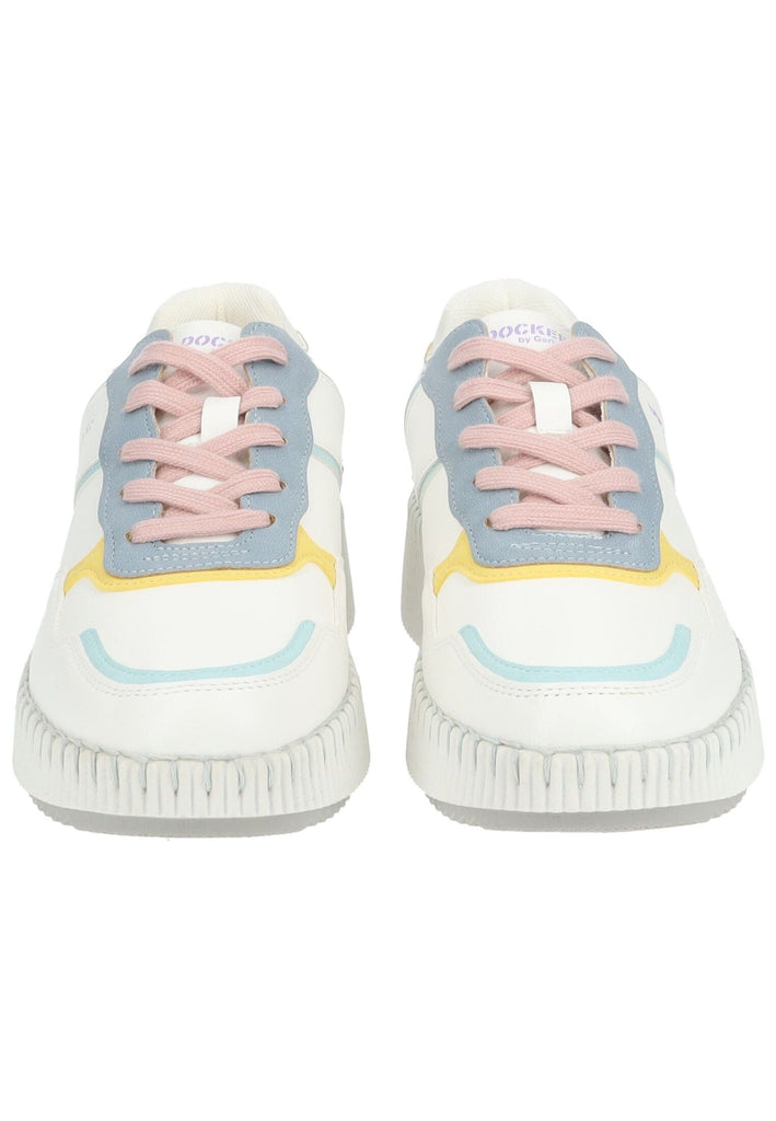 Dockers Sneaker Leder/Synthetik Weiß Kombi