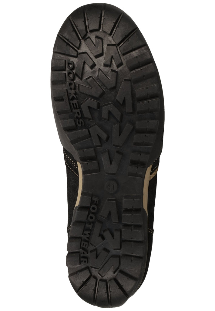 Dockers Sneaker Leder/Textil Schwarz