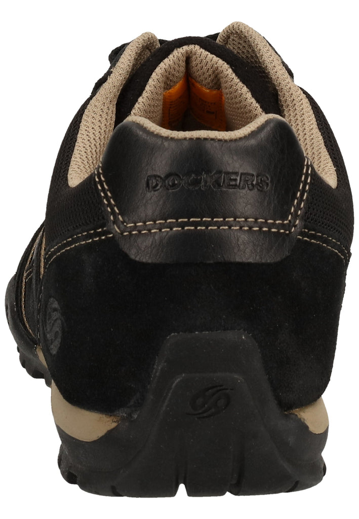 Dockers Sneaker Leder/Textil Schwarz