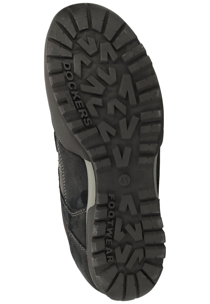 Dockers Sneaker Leder/Textil Schwarz/Grau