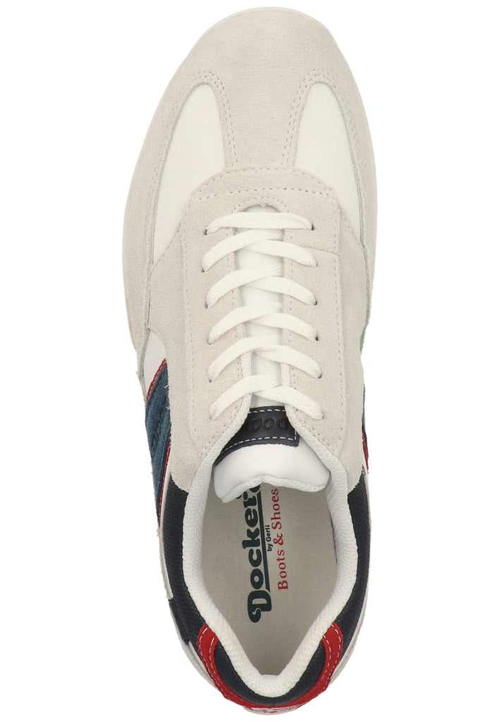 Dockers Sneaker Leder Weiß/Rot