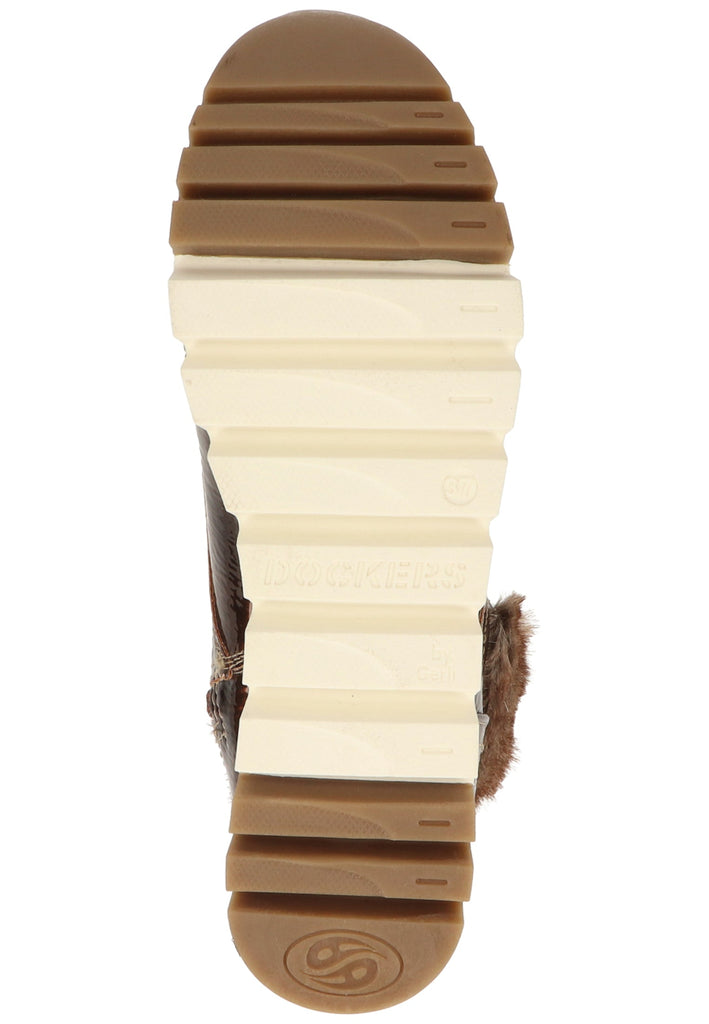 Dockers Sneaker Lederimitat Cognac