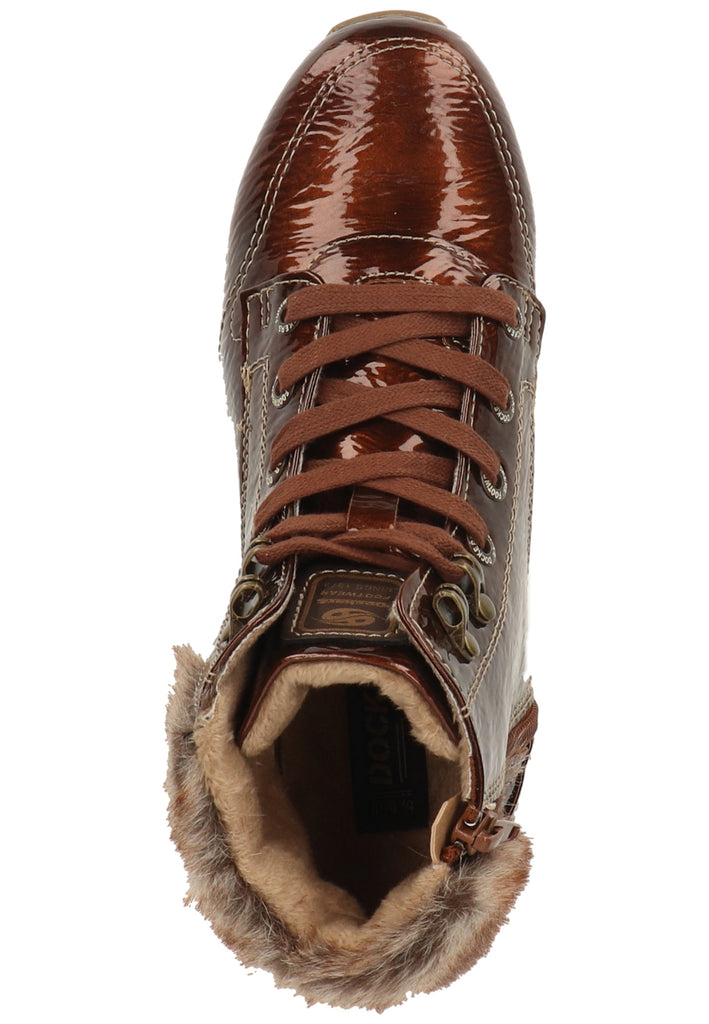 Dockers Sneaker Lederimitat Cognac