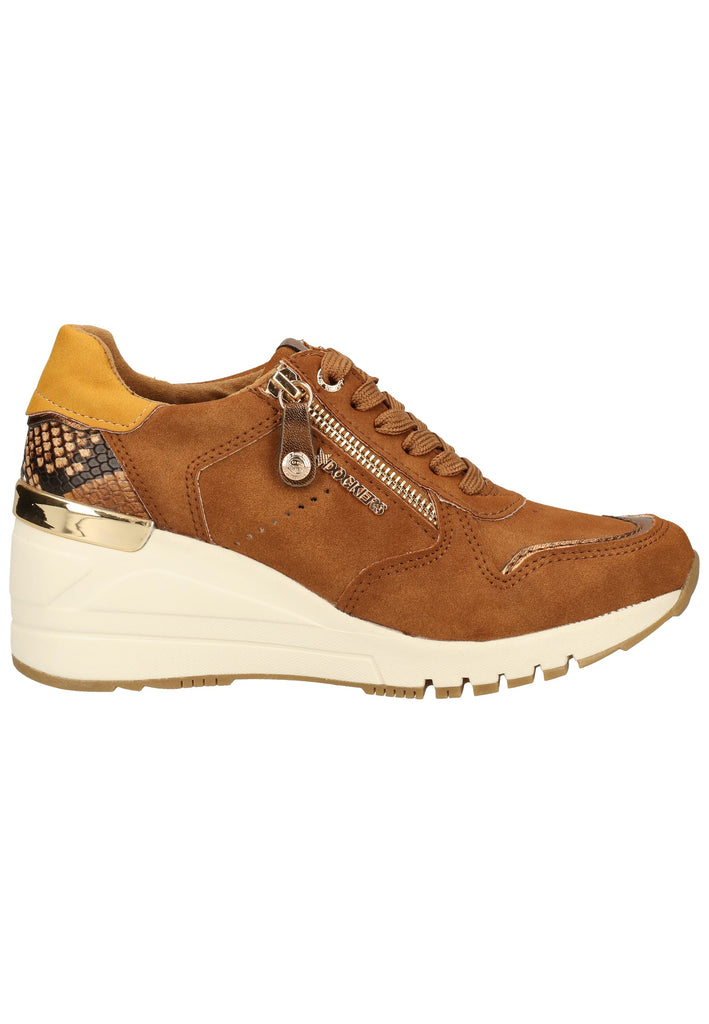 Dockers Sneaker Lederimitat Cognac