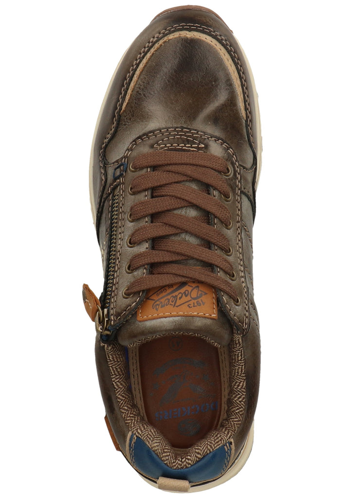 Dockers Sneaker Lederimitat Dunkelbraun